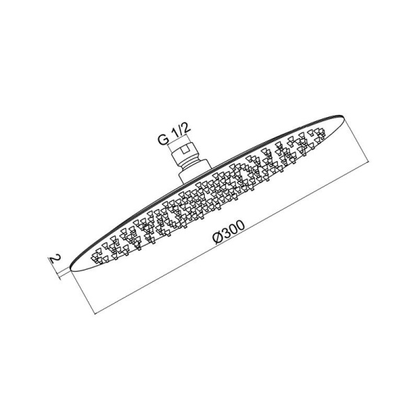 Верхний душ Aquame AQM8605GM